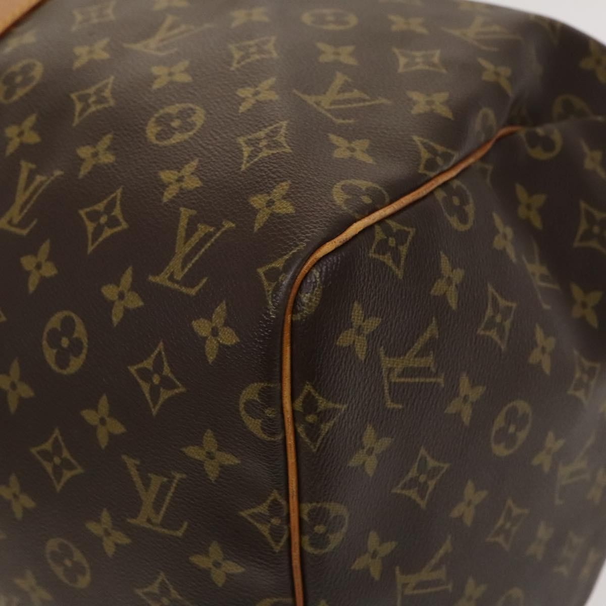 Louis Vuitton Keepall Bag Monogram Canvas Brown Canvas Travel Bag Bag (Pre-Owned)