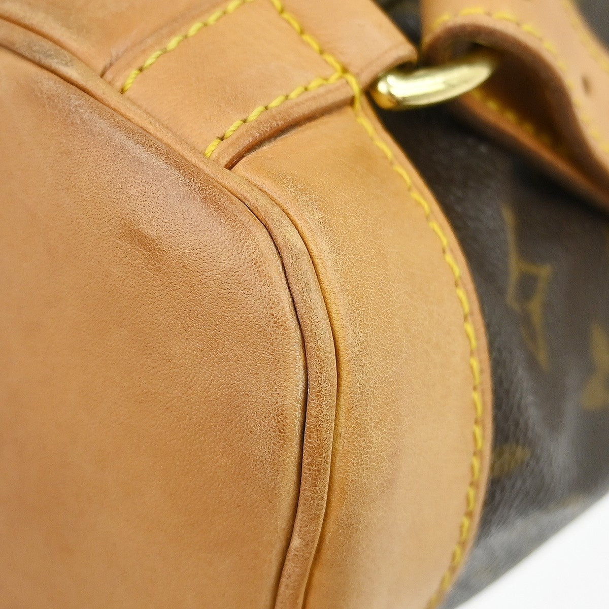 Louis Vuitton Montsouris Backpack Monogram Canvas Brown Canvas Backpack Bag (Pre-Owned)