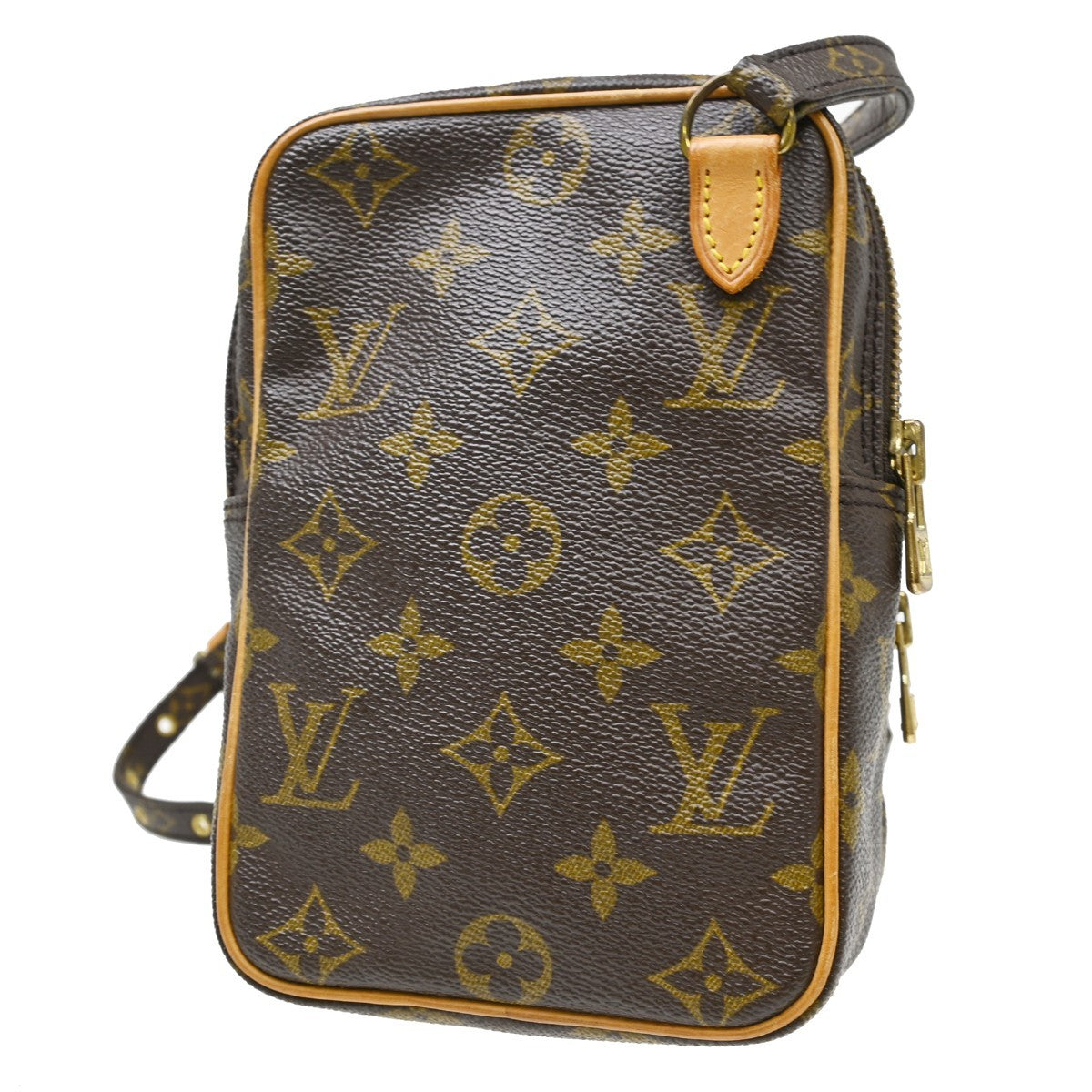 Louis Vuitton Amazone Bag Monogram Canvas Brown Canvas Shoulder Bag Bag (Pre-Owned)