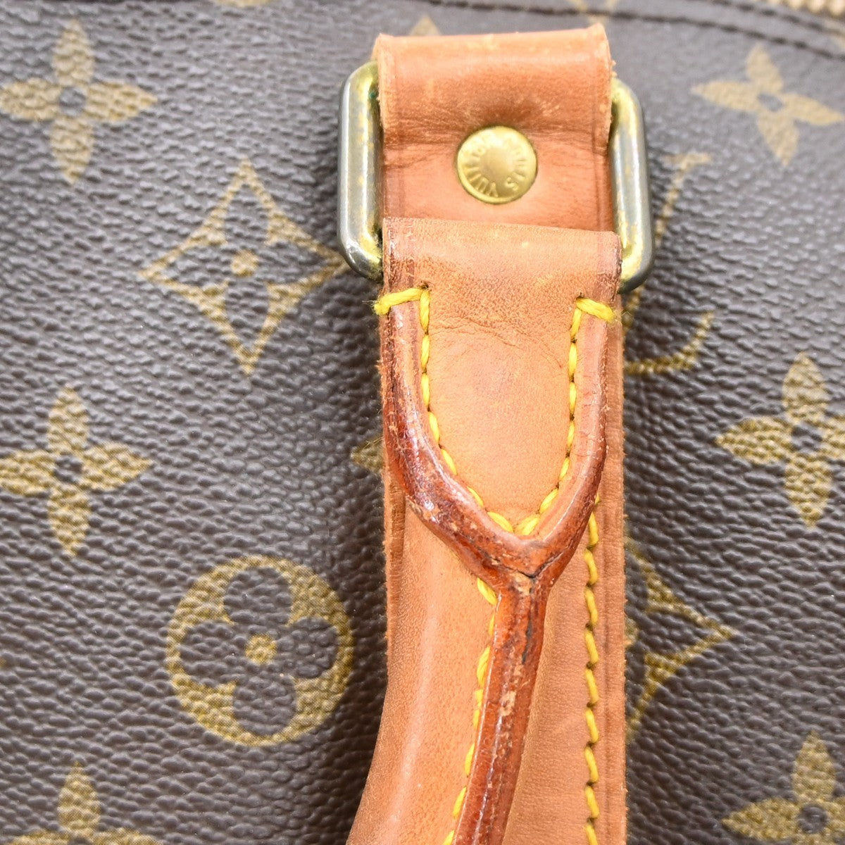Louis Vuitton Keepall Bag Monogram Canvas Brown Canvas Travel Bag Bag (Pre-Owned)
