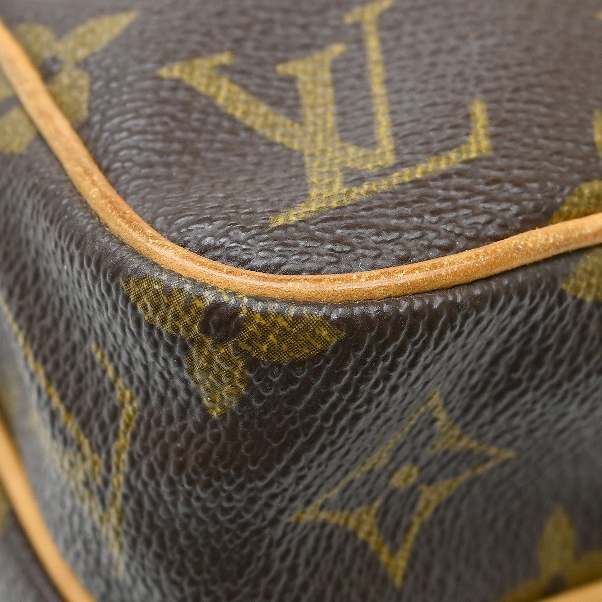 Louis Vuitton Amazone Bag Monogram Canvas Brown Canvas Shoulder Bag Bag (Pre-Owned)