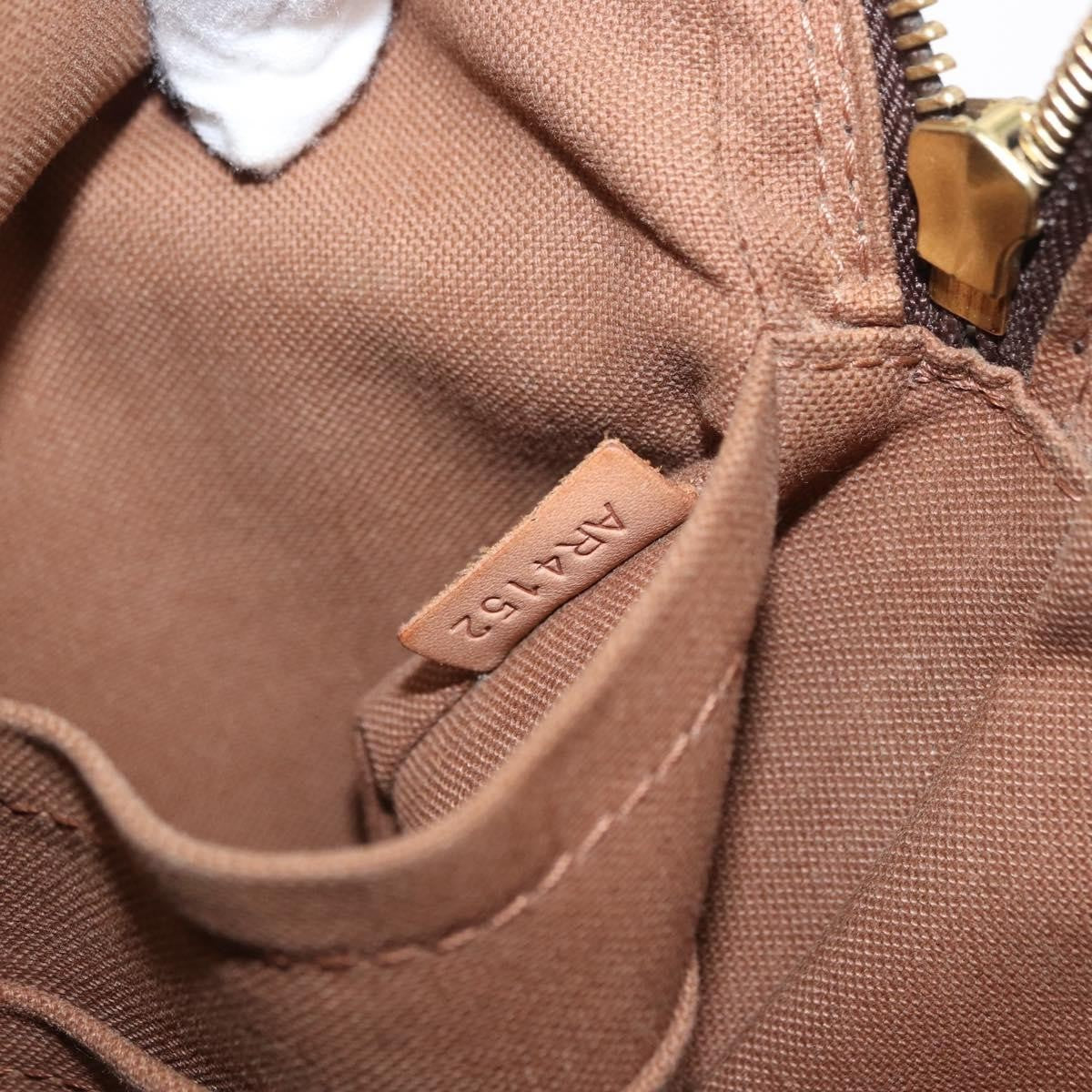 Louis Vuitton Trotteur Beaubourg Handbag Monogram Canvas Brown Canvas Shoulder Bag Bag (Pre-Owned)