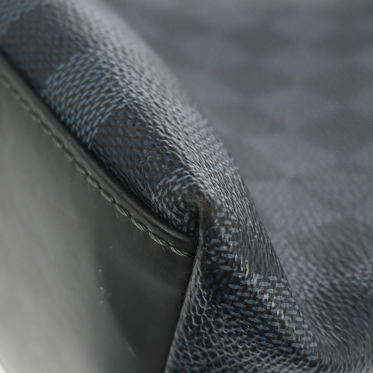 Louis Vuitton Cabas Voyage Damier Cobalt Black Canvas Tote Bag Bag (Pre-Owned)