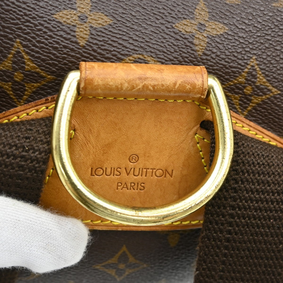 Louis Vuitton Vintage Montsouris Backpack Monogram Canvas Brown Canvas Backpack Bag (Pre-Owned)