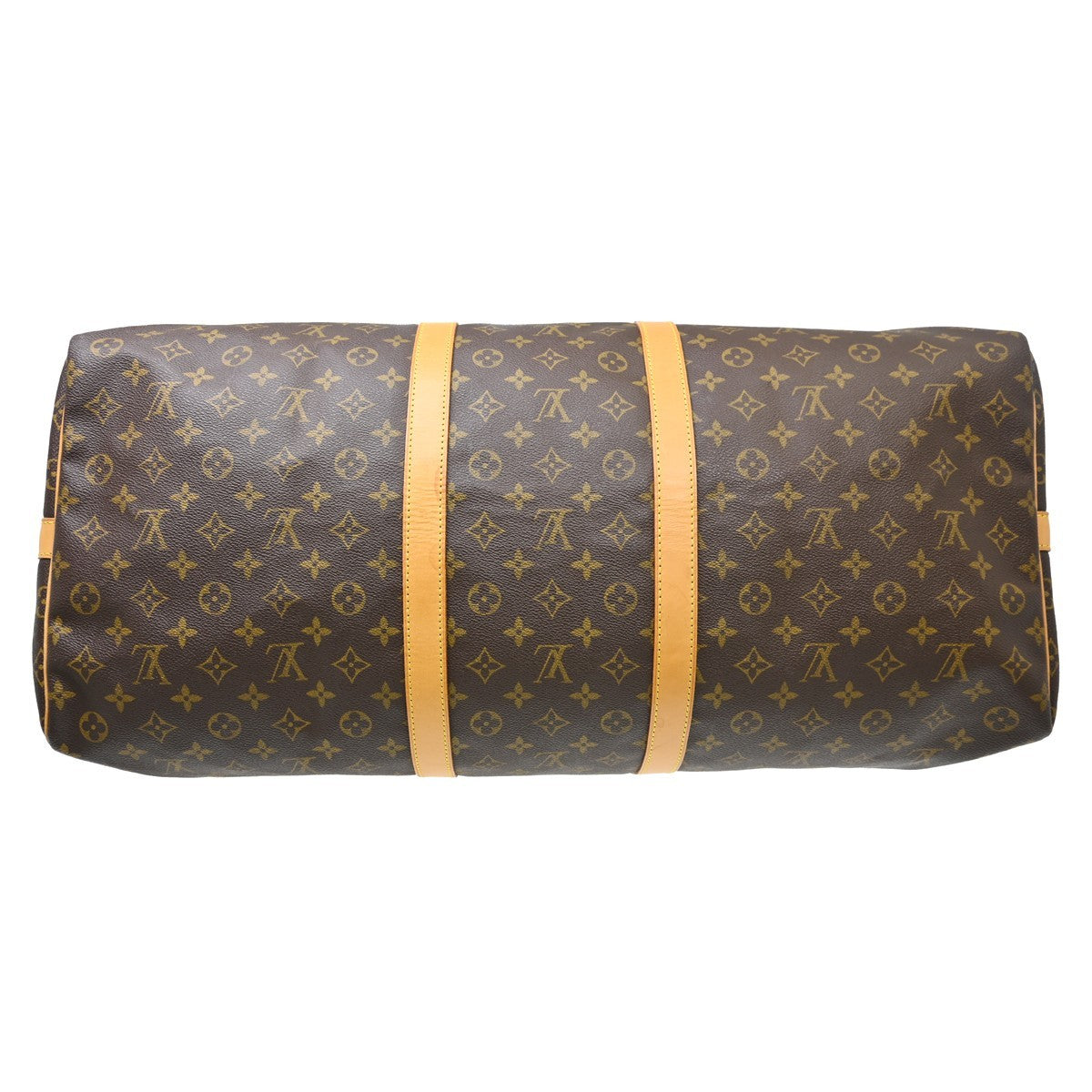 Louis Vuitton Keepall Bandouliere Bag Monogram Canvas Brown Canvas Travel Bag Bag (Pre-Owned)