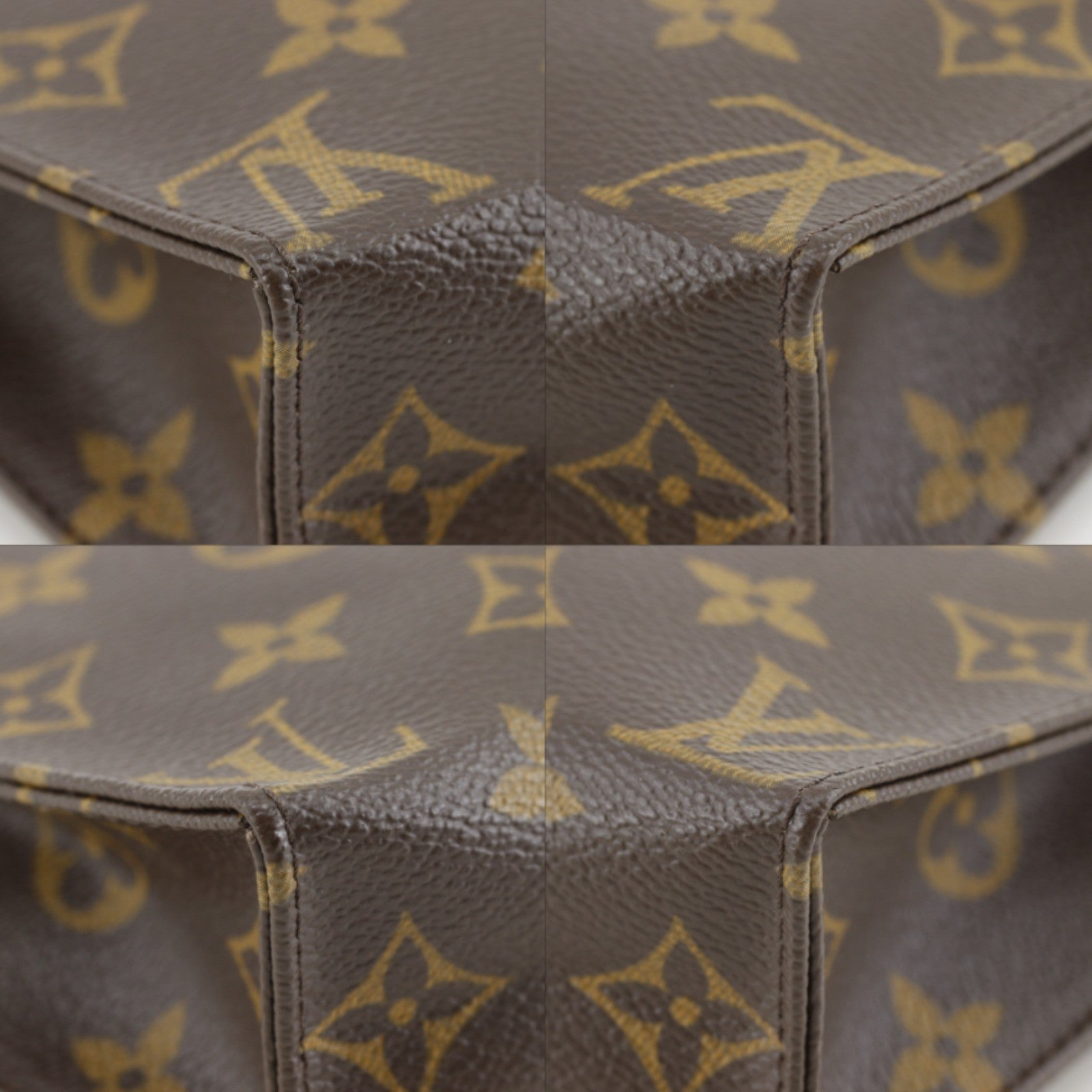 Louis Vuitton Toiletry Pouch Monogram Canvas Brown Canvas Wallets Accessory (Pre-Owned)