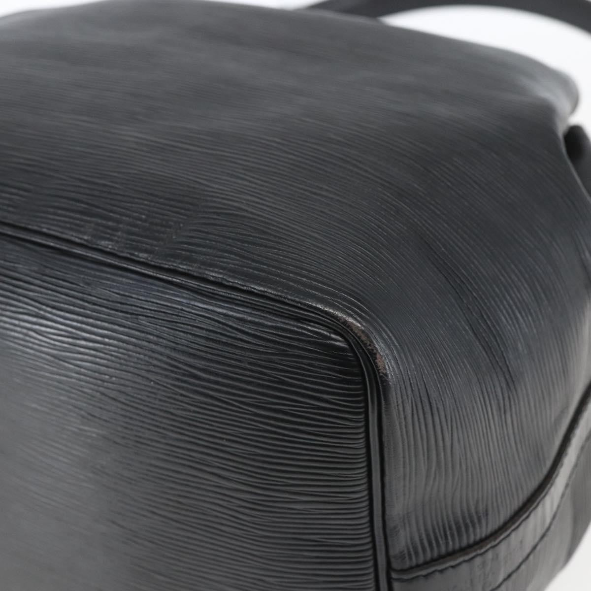 Louis Vuitton Petit Noe Handbag Epi Leather Black Leather Shoulder Bag Bag (Pre-Owned)