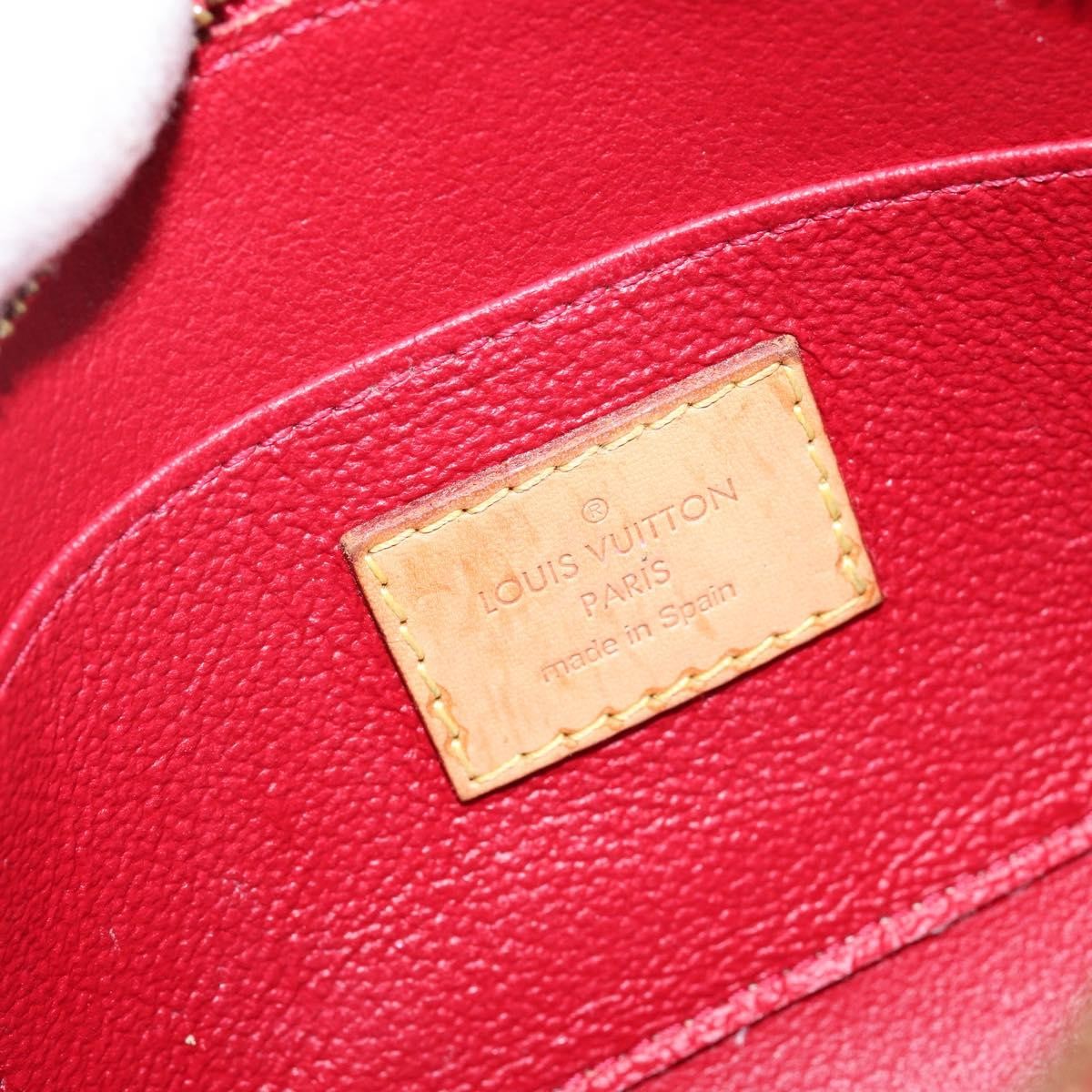 Louis Vuitton Cosmetic Pouch Electric Epi Leather Red Patent_Leather Bag (Pre-Owned)