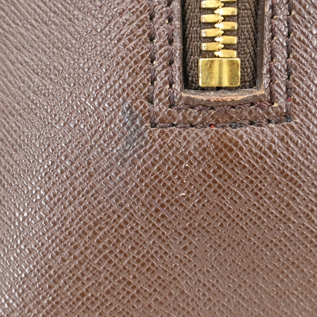 Louis Vuitton Brera Handbag Damier Brown Canvas Handbag (Pre-Owned)