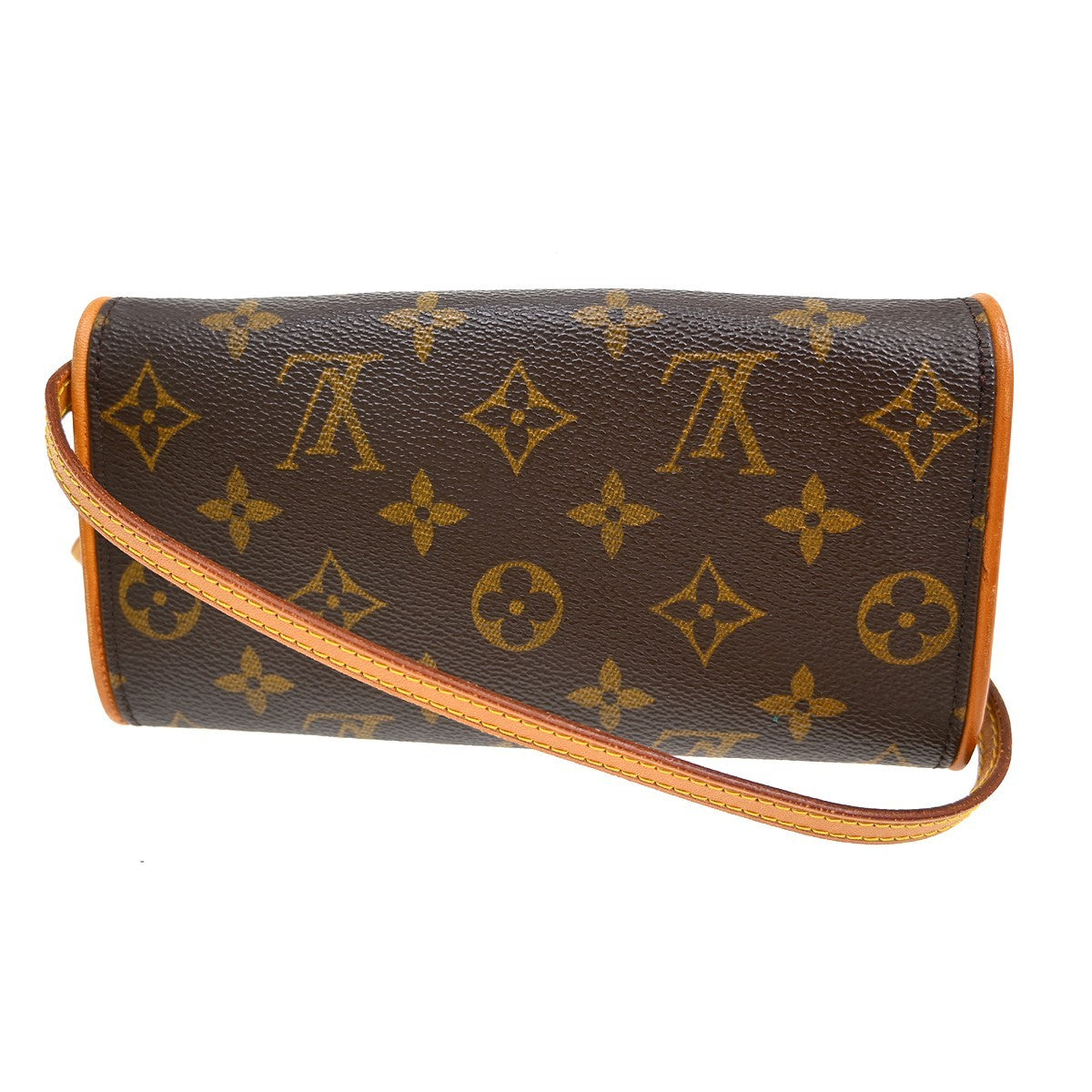 Louis Vuitton Twin Handbag Monogram Canvas Brown Canvas Clutche & Pouche Bag (Pre-Owned)