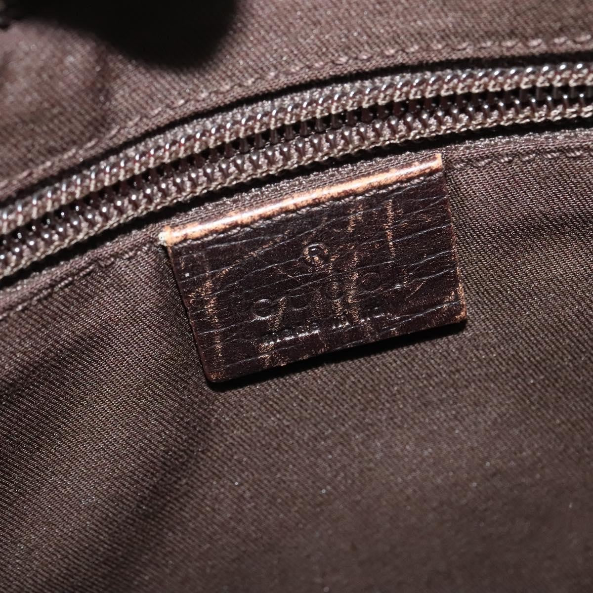 Gucci Zip Top Messenger Bag Gg Coated Canvas Beige Canvas Shoulder Bag Bag (Pre-Owned)
