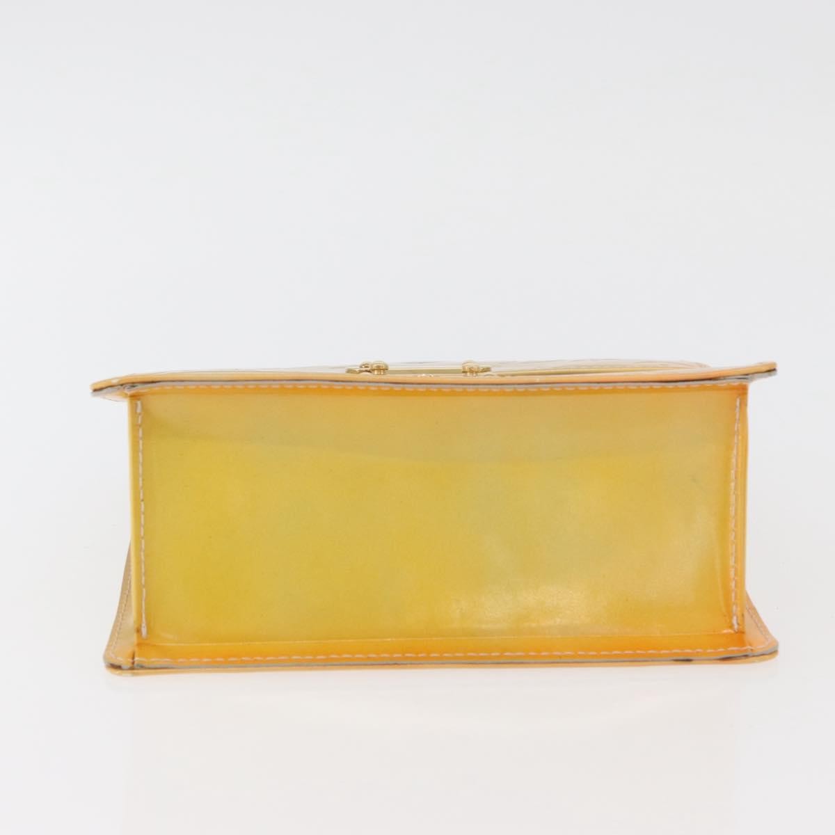 Louis Vuitton Spring Street Nm Handbag Patent Leather Yellow Patent_Leather Handbag (Pre-Owned)