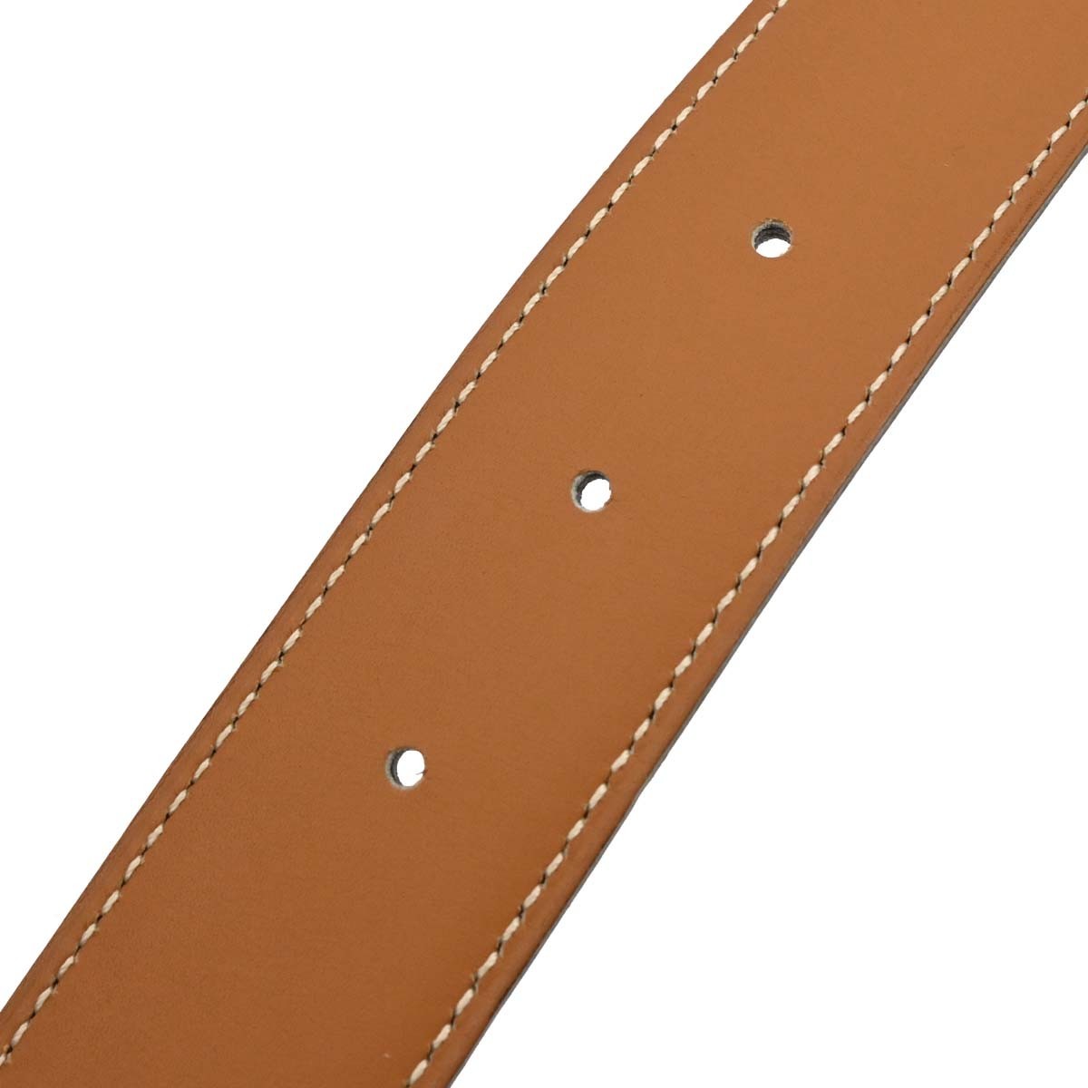 Hermes Constance Reversible Belt Leather Black Leather Belts Accessory (Pre-Owned)