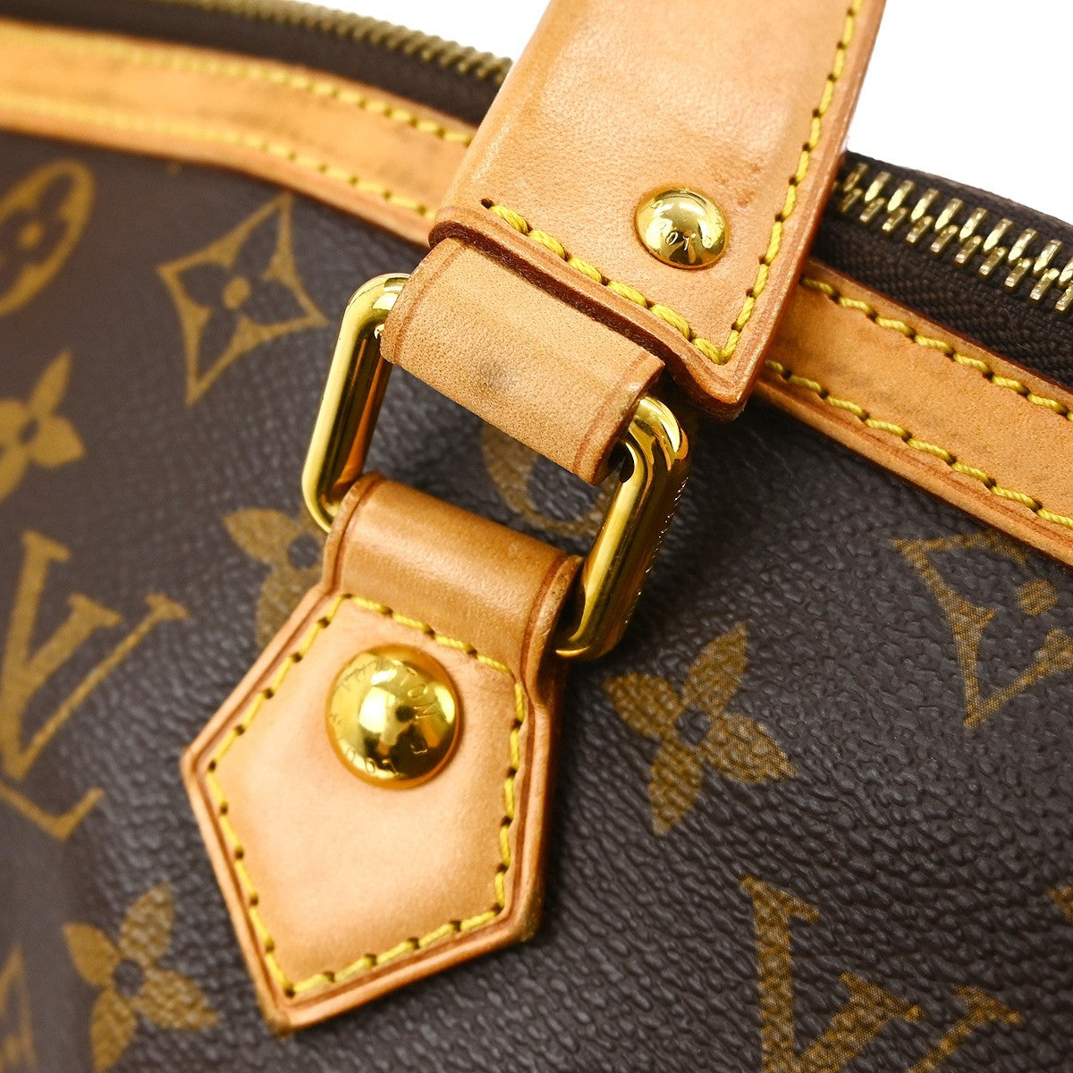 Louis Vuitton Retiro Handbag Monogram Canvas Brown Canvas Handbag (Pre-Owned)