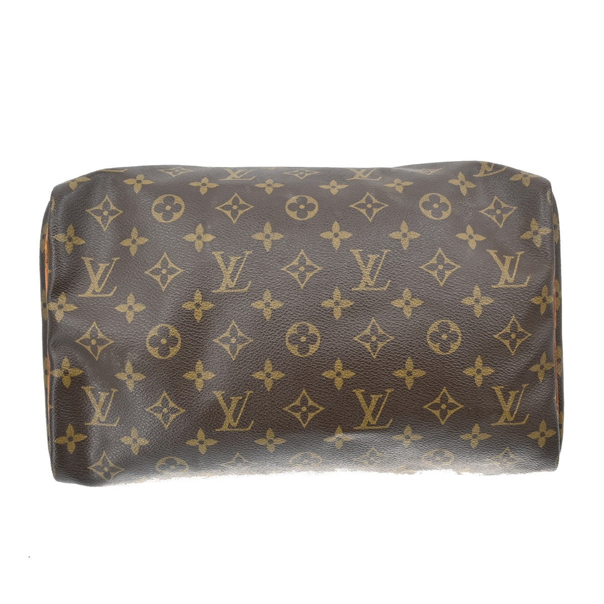 Louis Vuitton Speedy Handbag Monogram Canvas Brown Canvas Handbag (Pre-Owned)