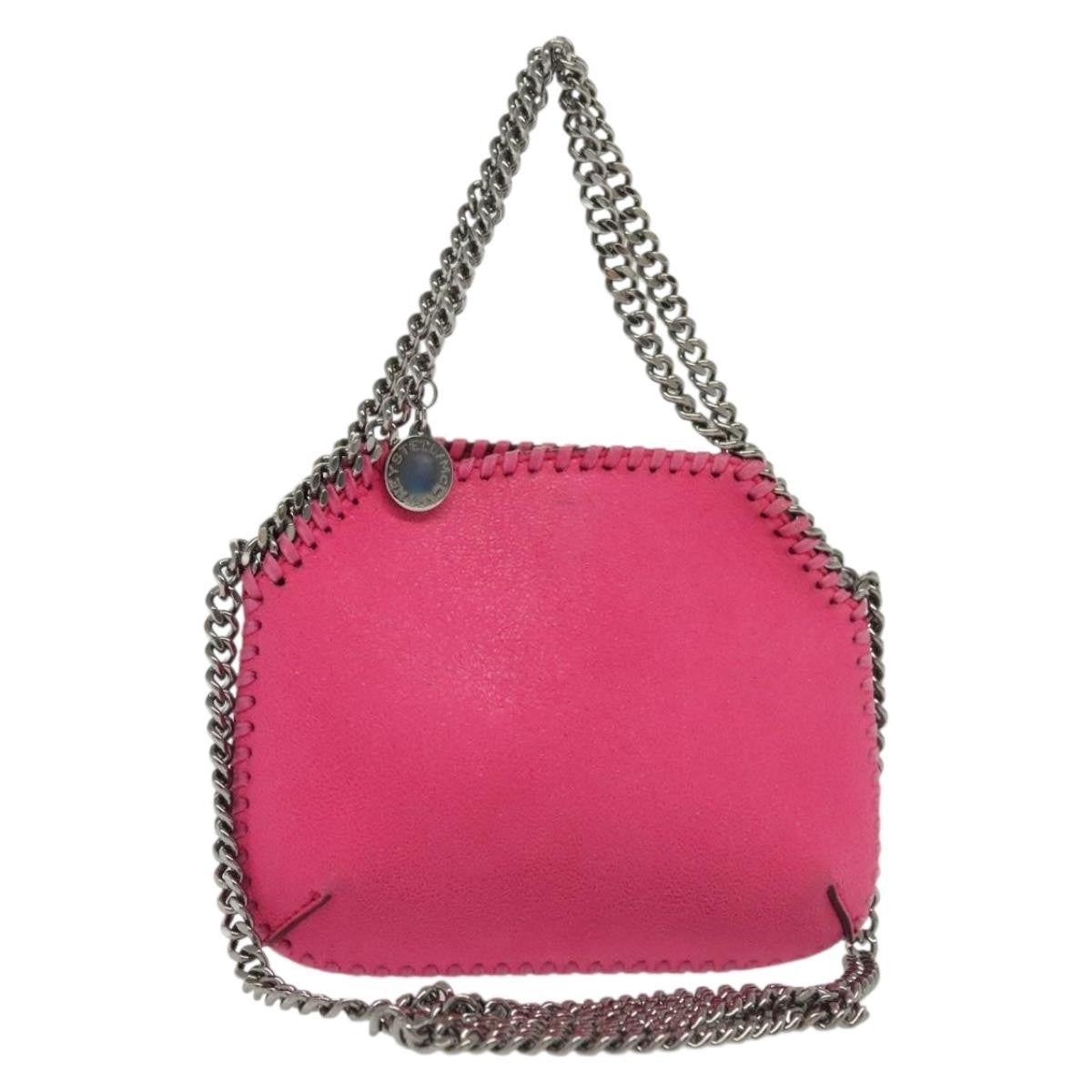 Stella Mccartney Falabella Tote Suede Pink Suede Bag (Pre-Owned)