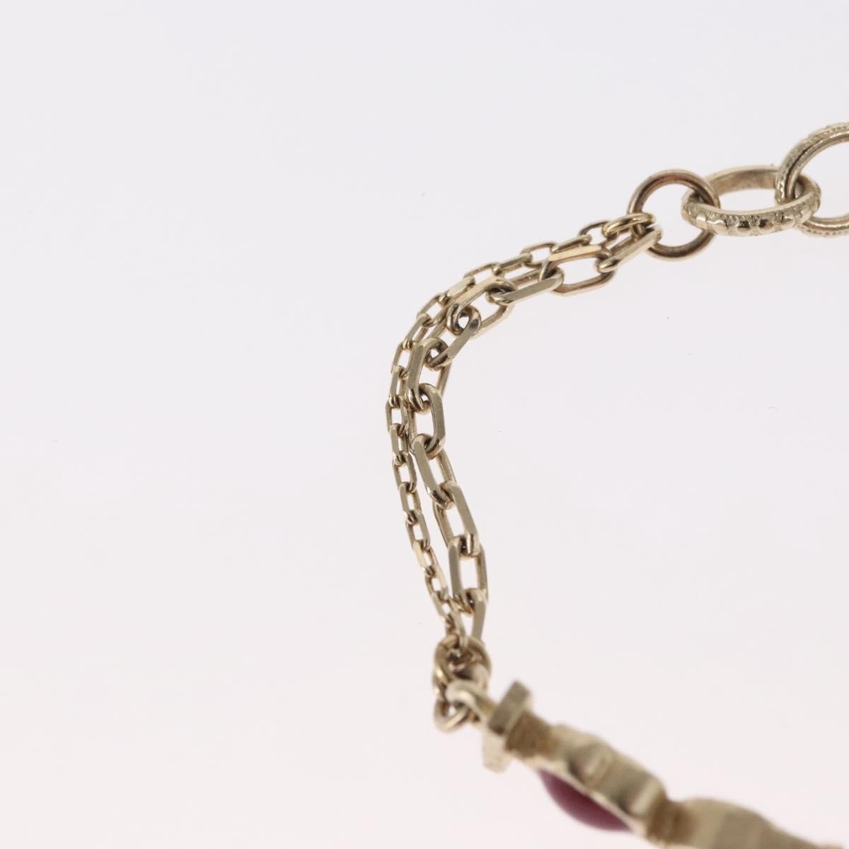 Chanel I Love Chanel Bracelet Metal With Resin Gold Metal Bracelet Jewelry (Pre-Owned)
