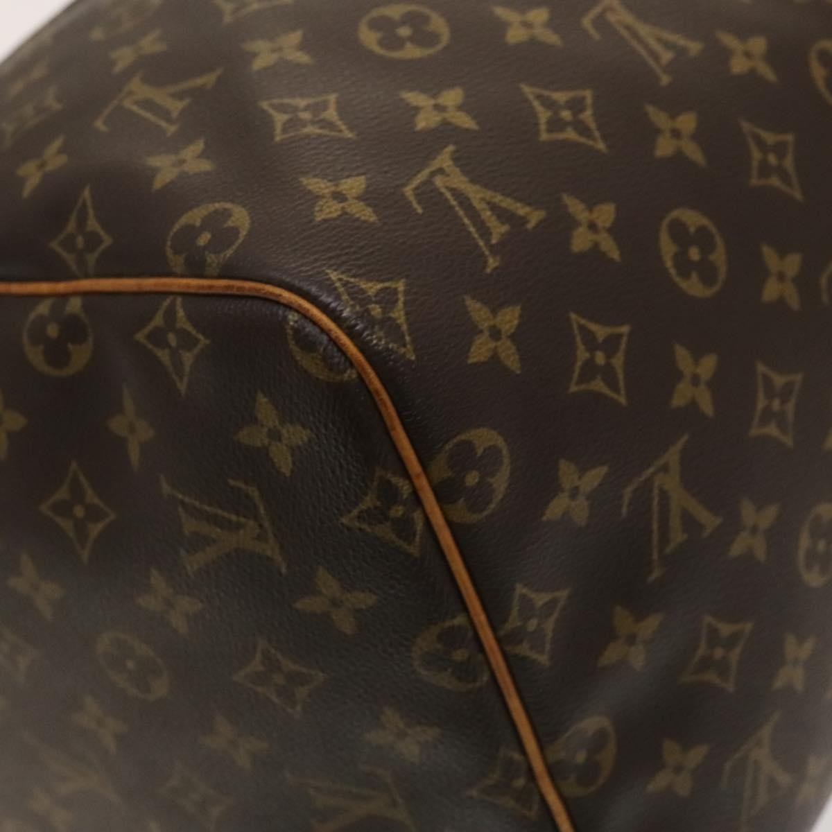 Louis Vuitton Keepall Bag Monogram Canvas Brown Canvas Travel Bag Bag (Pre-Owned)