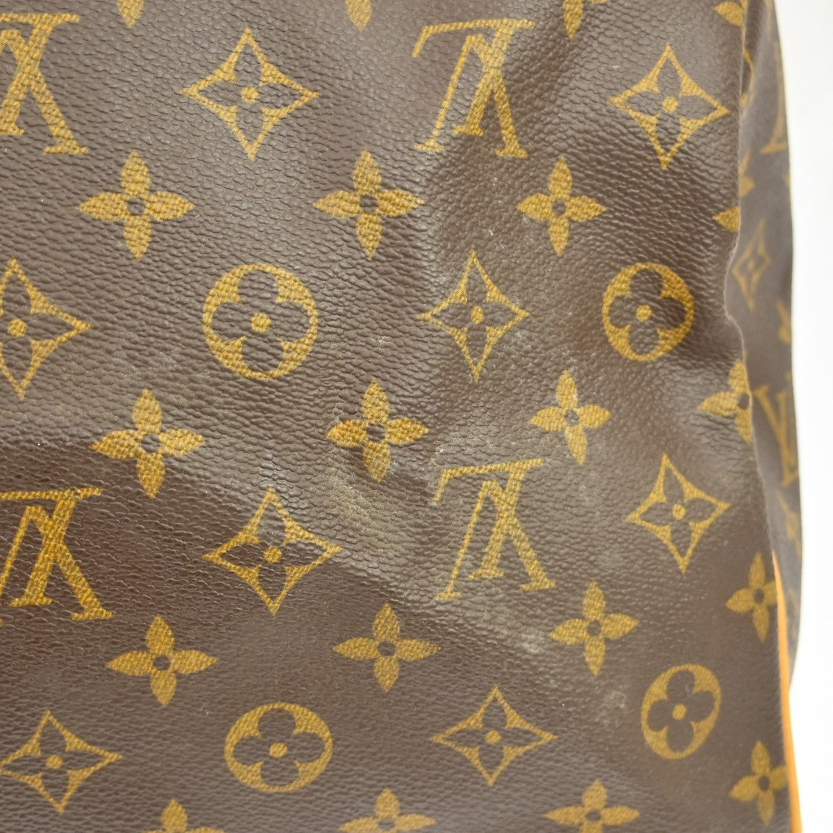 Louis Vuitton Keepall Bandouliere Bag Monogram Canvas Brown Canvas Travel Bag Bag (Pre-Owned)