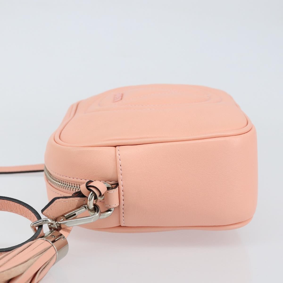 Valentino Garavani Vintage Shoulder Bag Leather Pink Leather Shoulder Bag Bag (Pre-Owned)