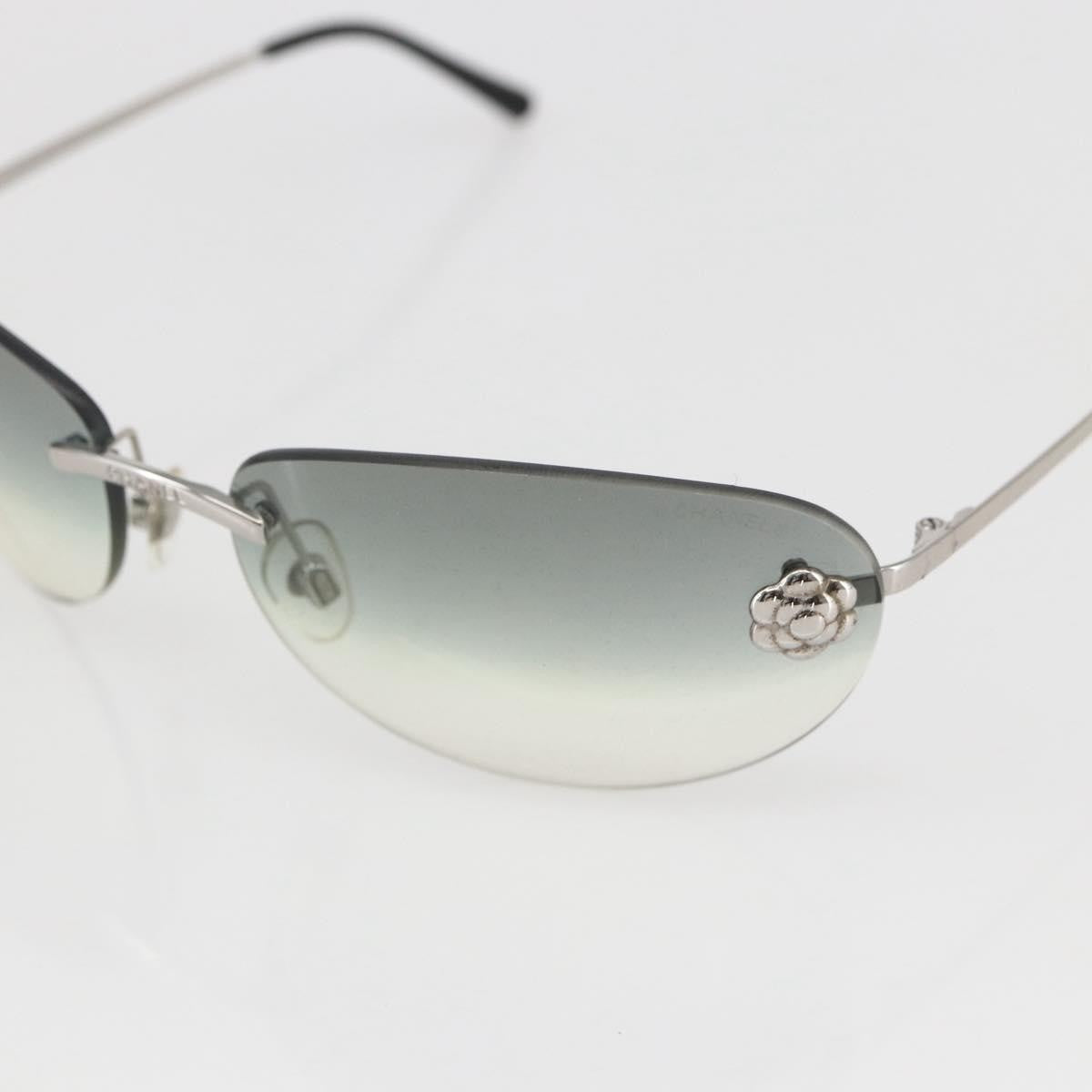 Chanel Camélia Sunglasses Metal Black Metal Sunglasse Accessory (Pre-Owned)