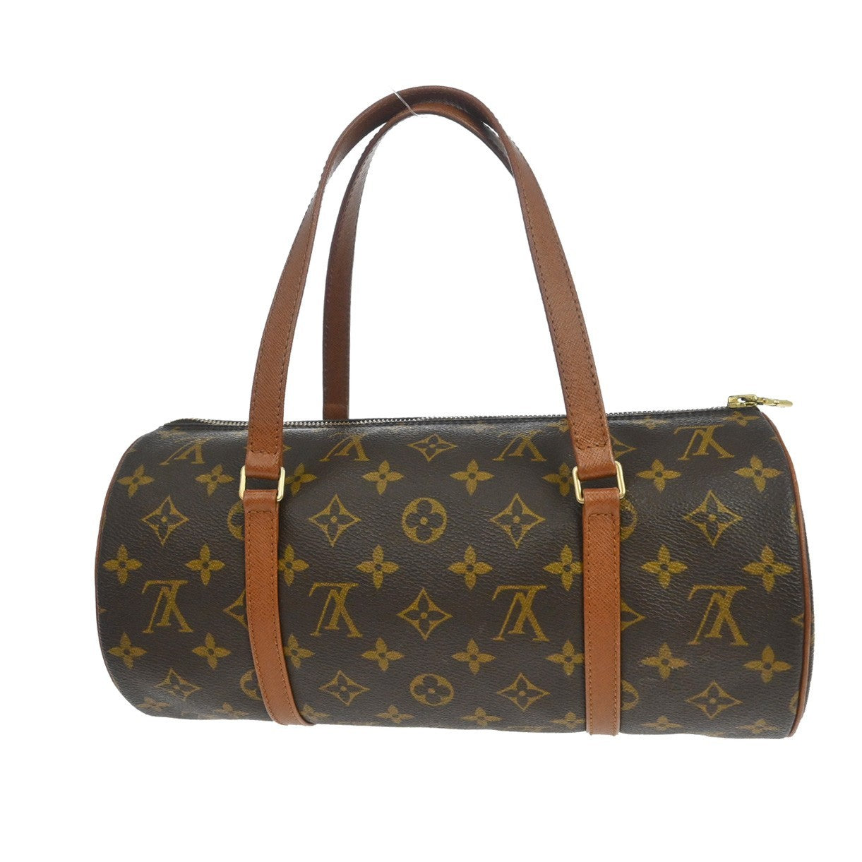 Louis Vuitton Papillon Handbag Monogram Canvas Brown Canvas Handbag (Pre-Owned)