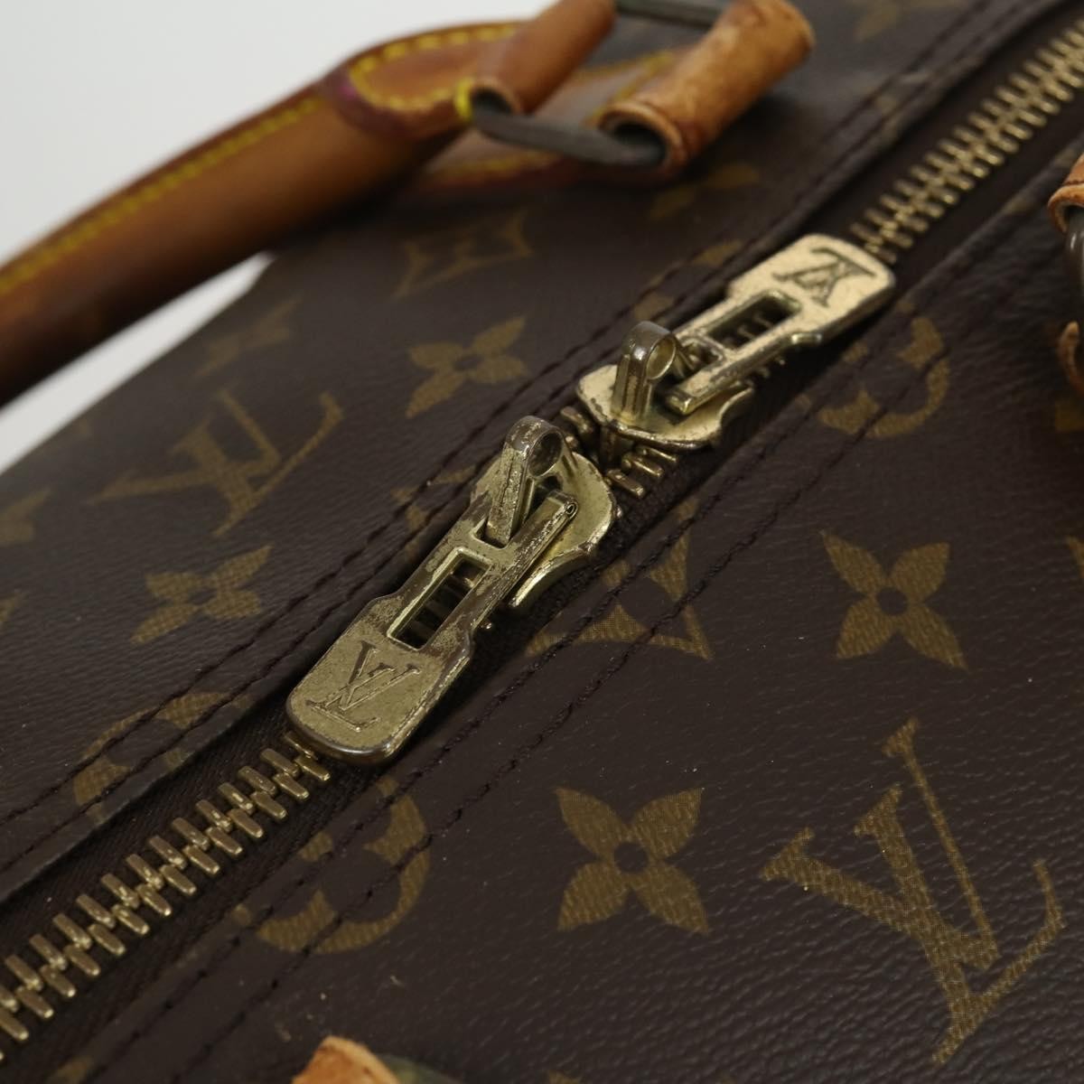 Louis Vuitton Keepall Bag Monogram Canvas Brown Canvas Travel Bag Bag (Pre-Owned)