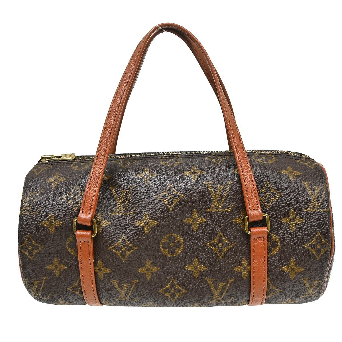 Louis Vuitton Papillon Handbag Monogram Canvas Brown Canvas Handbag (Pre-Owned)