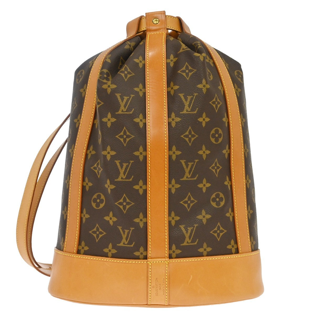 Louis Vuitton Randonnee Backpack Monogram Canvas Brown Canvas Backpack Bag (Pre-Owned)