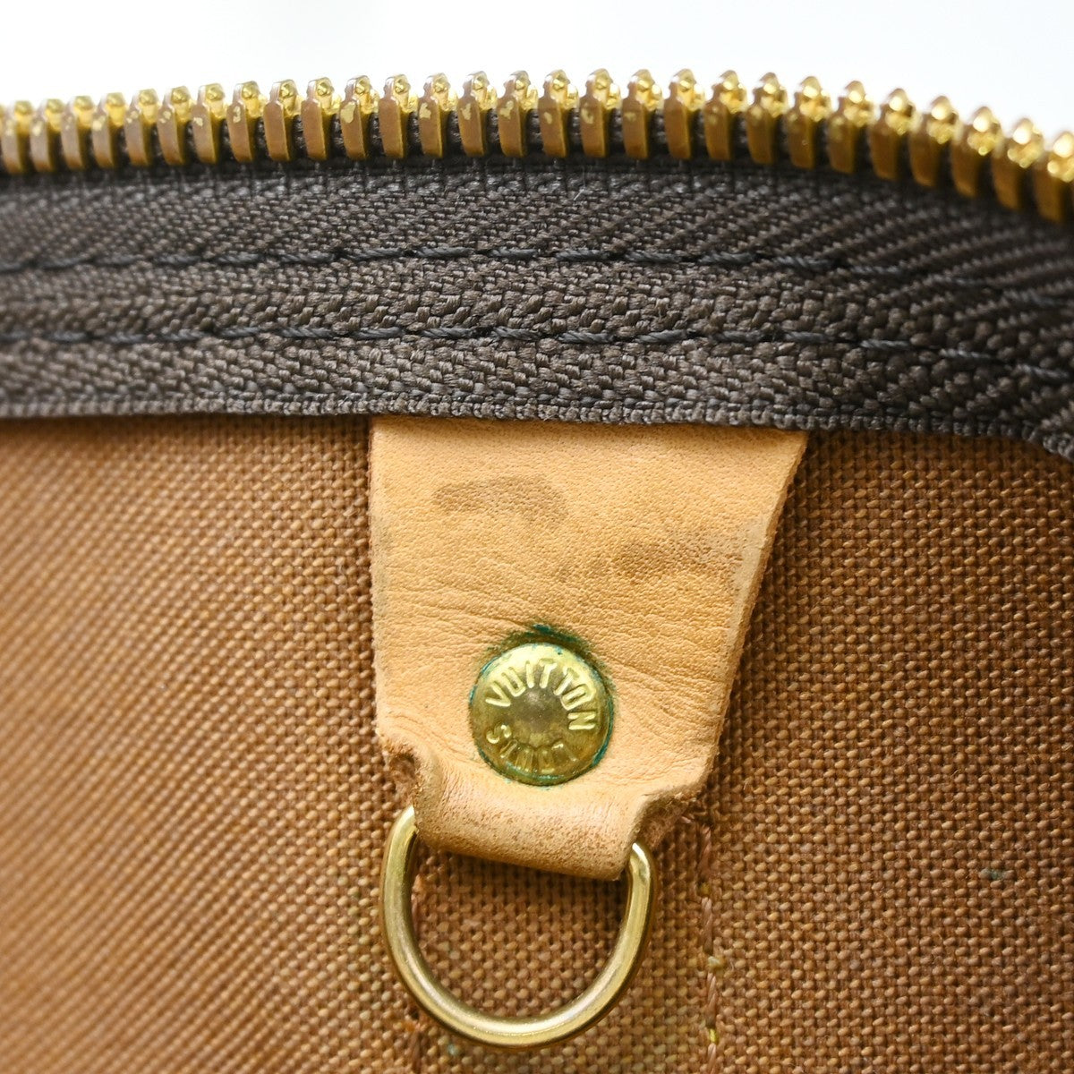 Louis Vuitton Keepall Bandouliere Bag Monogram Canvas Brown Canvas Travel Bag Bag (Pre-Owned)
