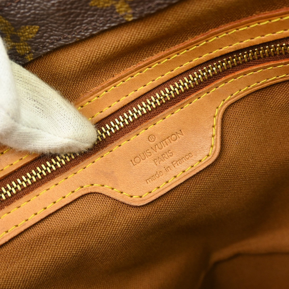 Louis Vuitton Cabas Piano Monogram Canvas Brown Canvas Tote Bag Bag (Pre-Owned)