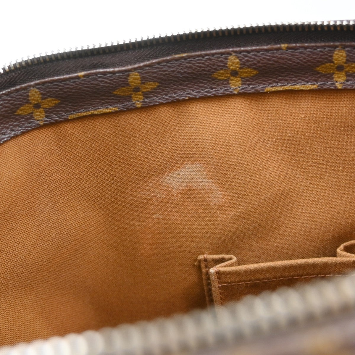 Louis Vuitton Cabas Mezzo Monogram Canvas Brown Canvas Tote Bag Bag (Pre-Owned)