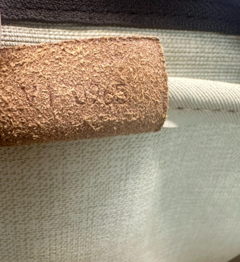 Louis Vuitton Deauville Handbag Monogram Canvas Brown Canvas Handbag (Pre-Owned)