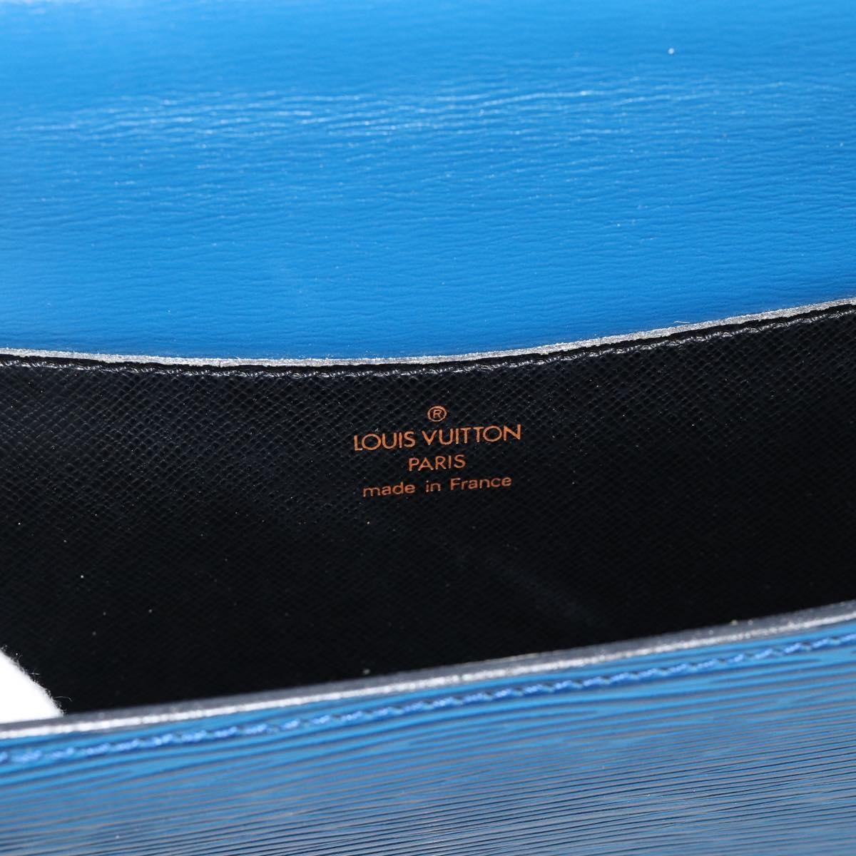 Louis Vuitton Grenelle Shoulder Bag Epi Leather Blue Leather Shoulder Bag Bag (Pre-Owned)