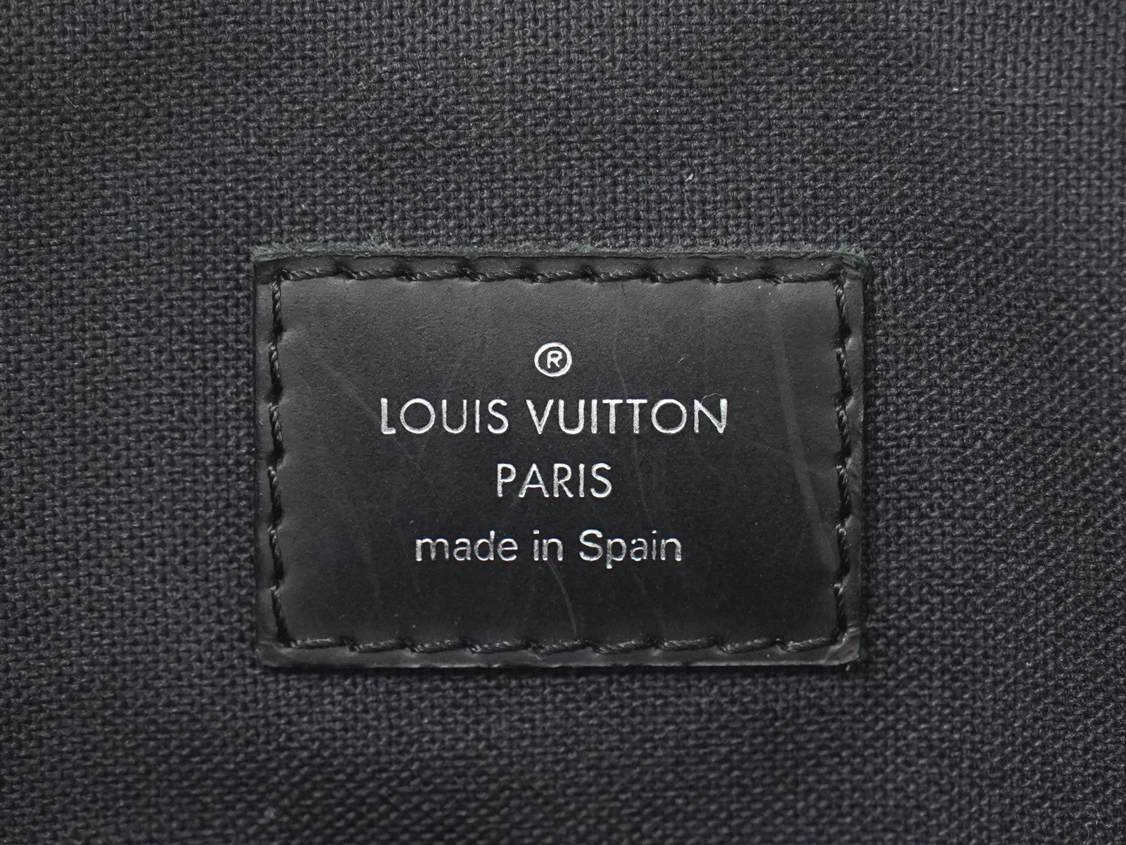 Louis Vuitton Porte-Documents Voyage Briefcase Damier Graphite Gray Canvas Briefcase Bag (Pre-Owned)