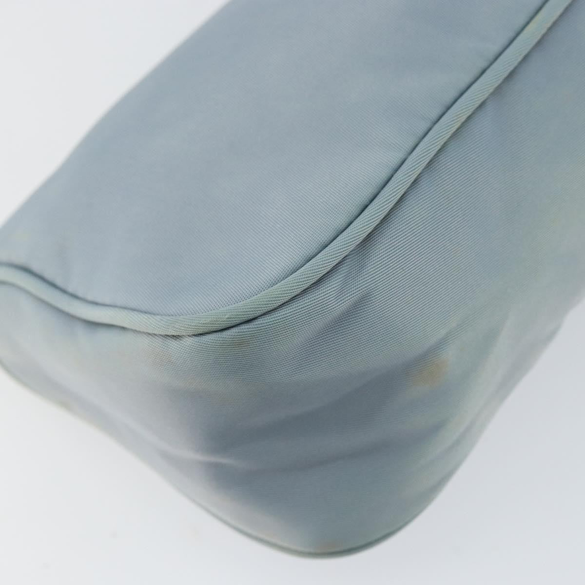 Prada Pochette Shoulder Bag Tessuto Blue Nylon Clutche & Pouche Bag (Pre-Owned)