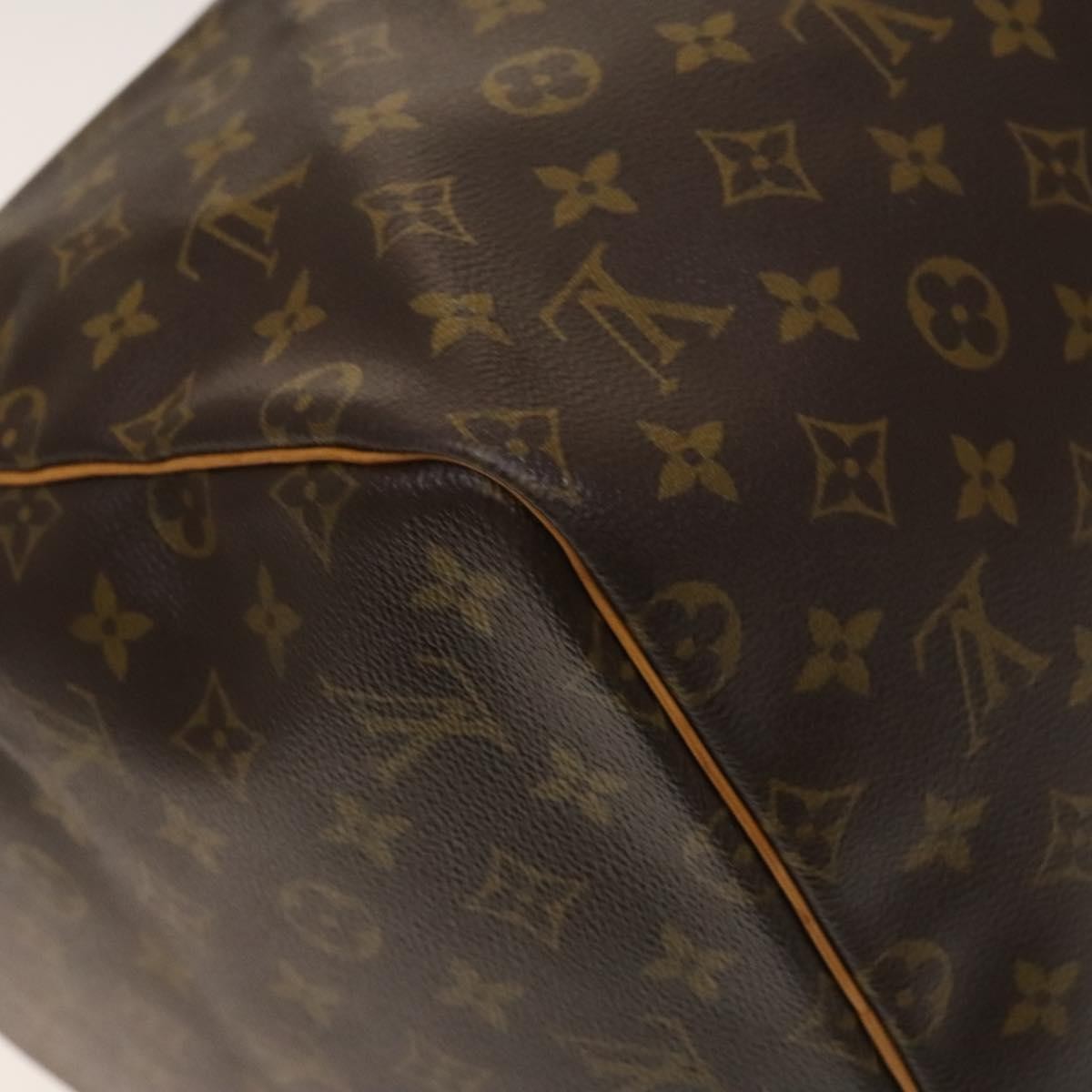 Louis Vuitton Keepall Bag Monogram Canvas Brown Canvas Travel Bag Bag (Pre-Owned)