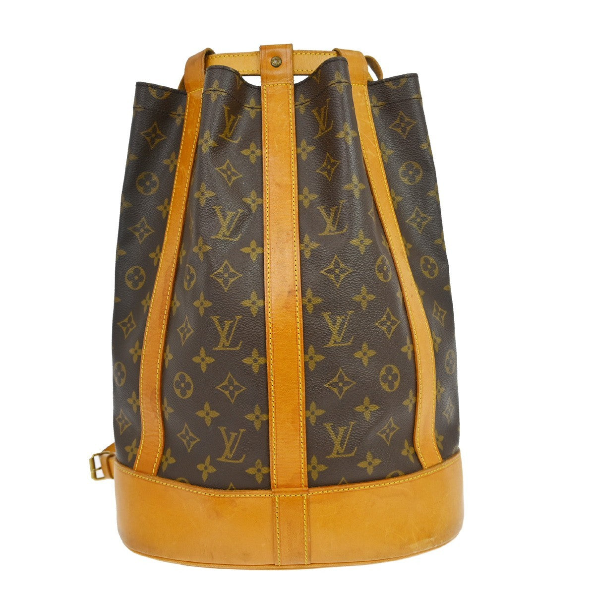 Louis Vuitton Randonnee Backpack Monogram Canvas Brown Canvas Shoulder Bag Bag (Pre-Owned)
