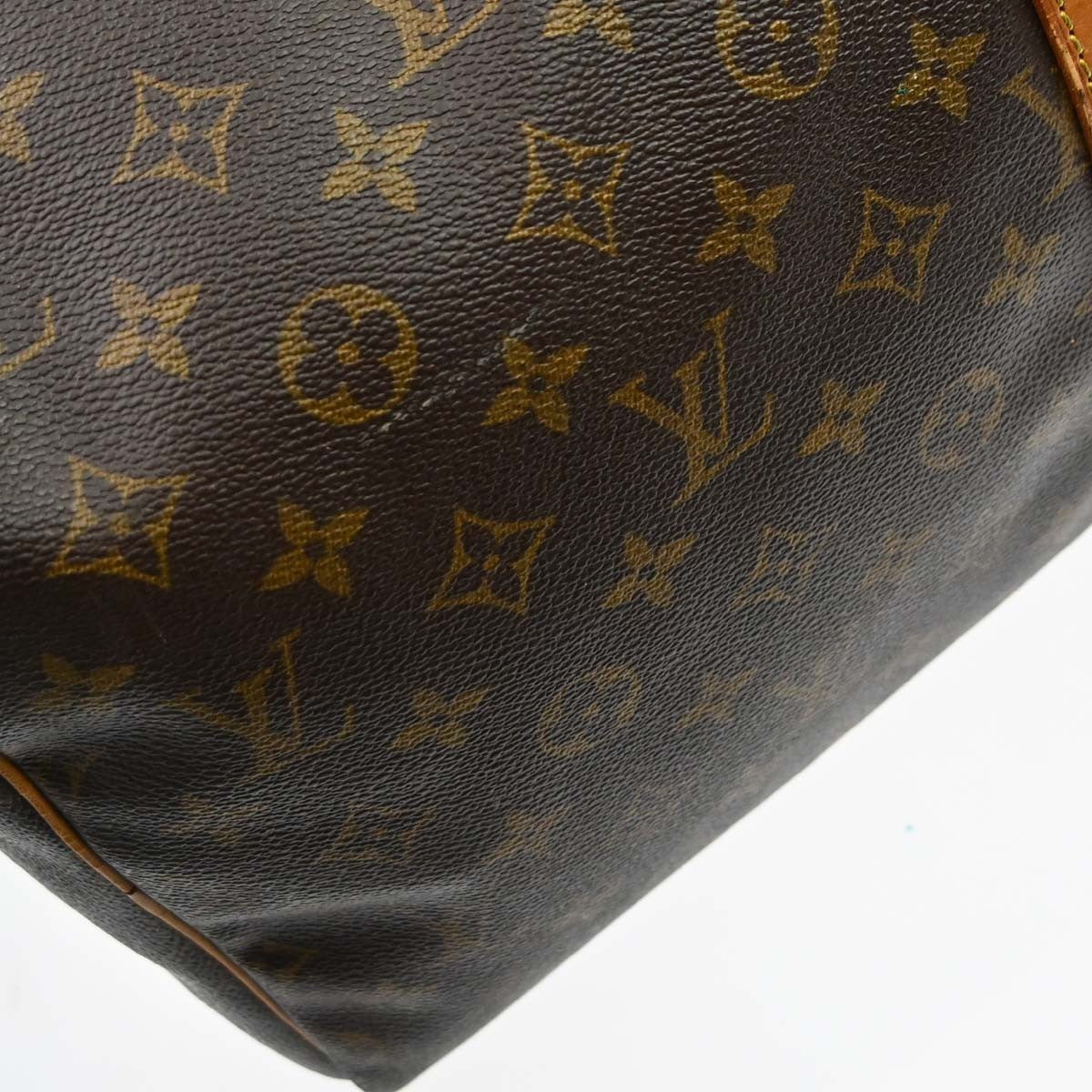 Louis Vuitton Keepall Bag Monogram Canvas Brown Canvas Travel Bag Bag (Pre-Owned)