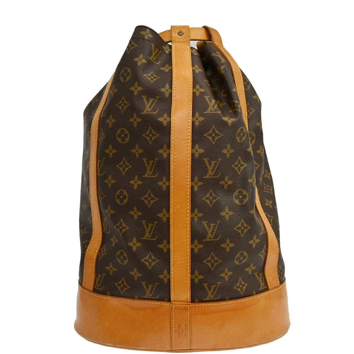 Louis Vuitton Randonnee Backpack Monogram Canvas Brown Canvas Backpack Bag (Pre-Owned)