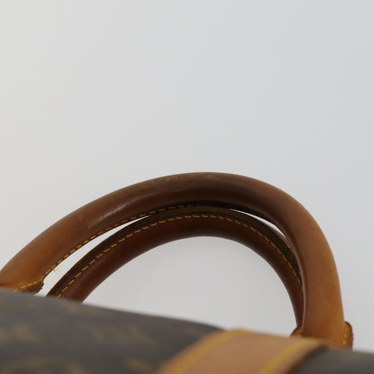 Louis Vuitton Keepall Bag Monogram Canvas Brown Canvas Travel Bag Bag (Pre-Owned)