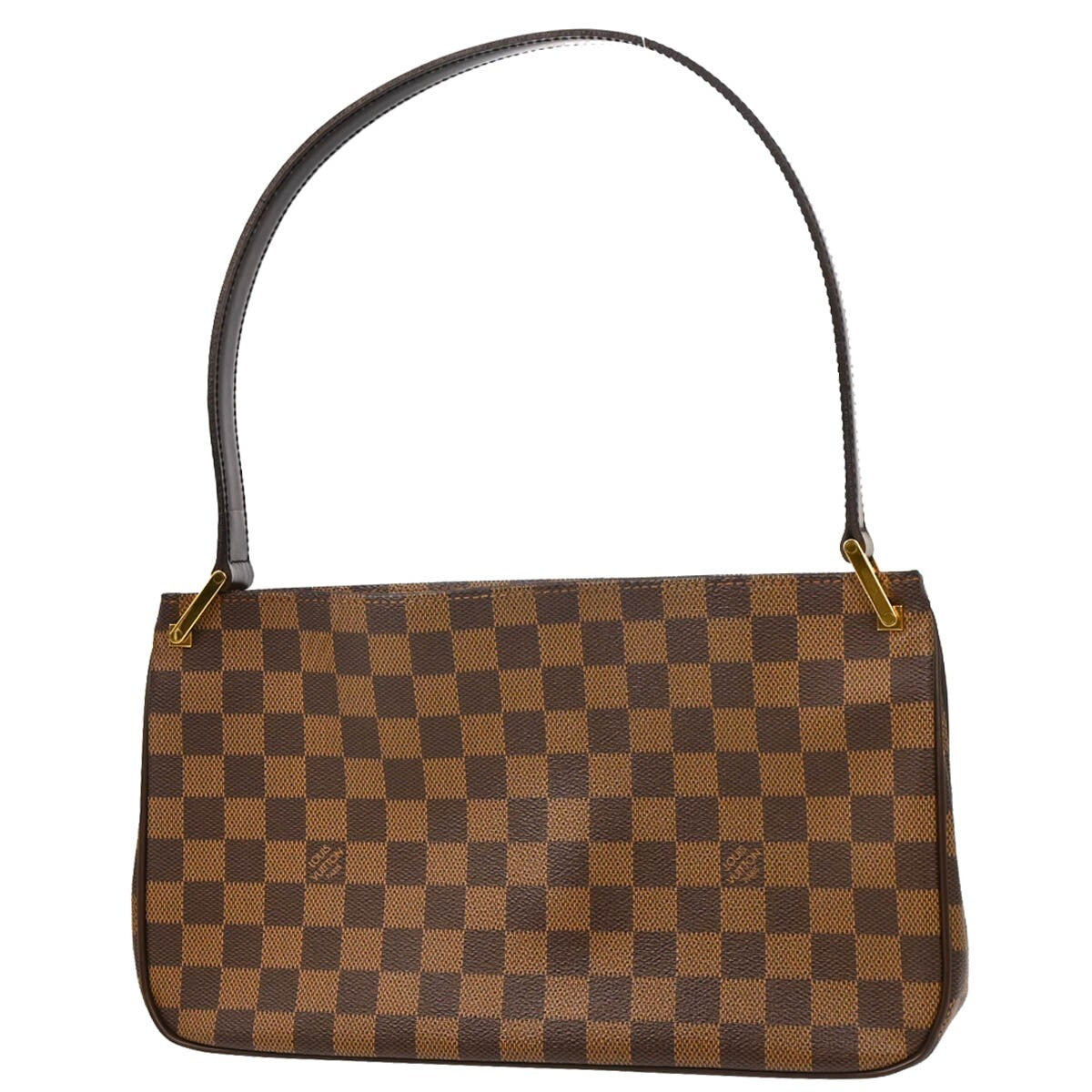 Louis Vuitton Aubagne Bag Damier Brown Canvas Shoulder Bag Bag (Pre-Owned)