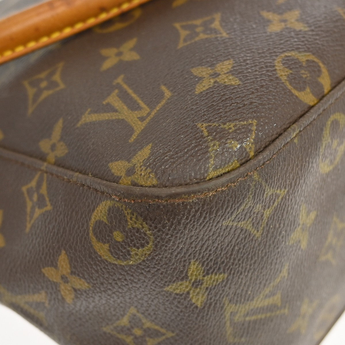 Louis Vuitton Monogram Looping Handbag Monogram Canvas Brown Canvas Shoulder Bag Bag (Pre-Owned)