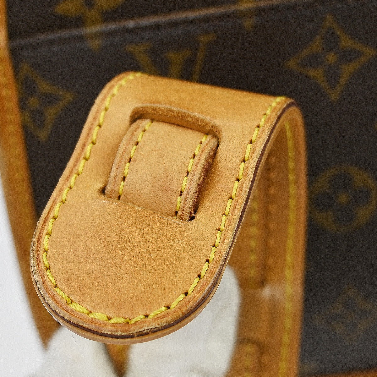 Louis Vuitton Sologne Handbag Monogram Canvas Brown Canvas Shoulder Bag Bag (Pre-Owned)