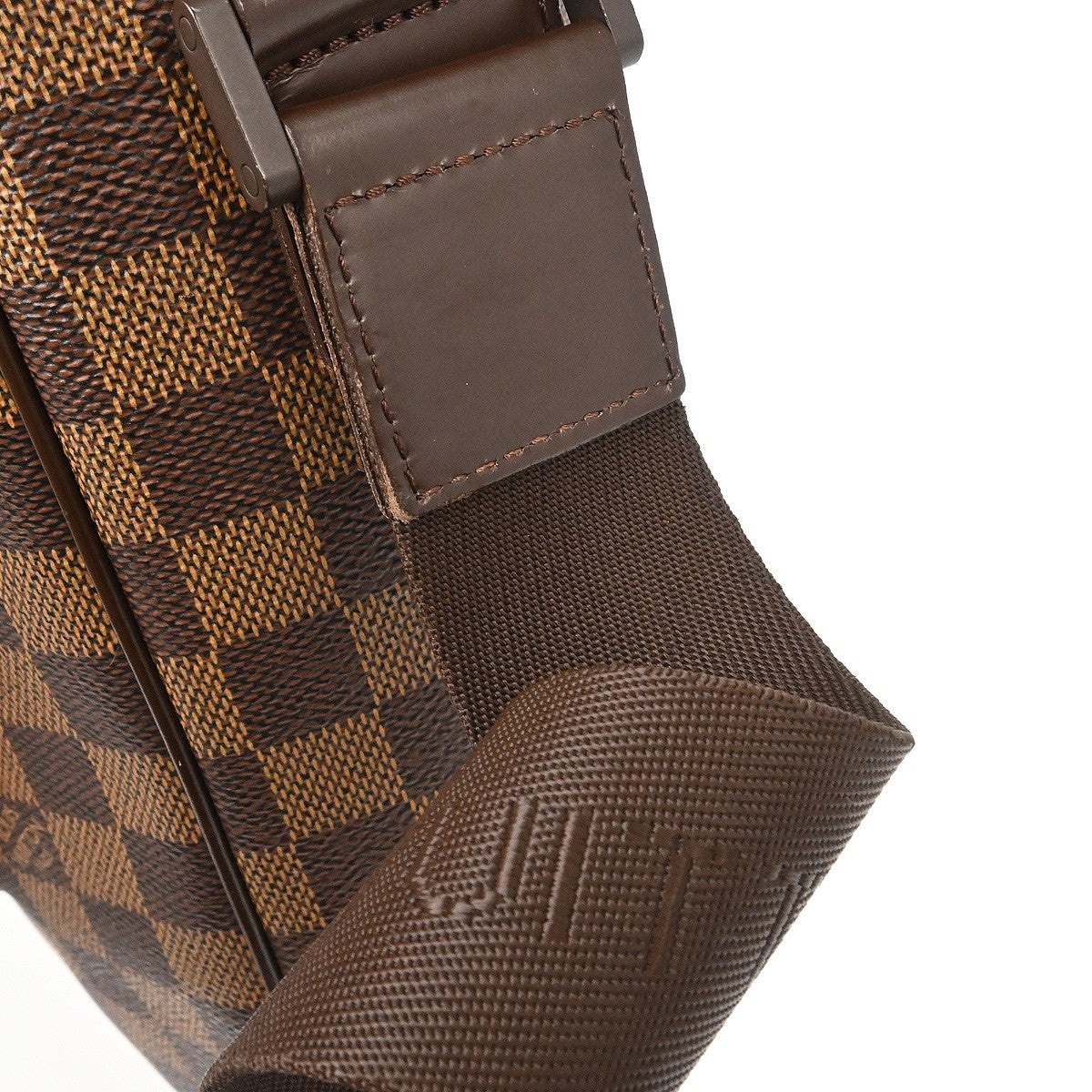 Louis Vuitton Olav Handbag Damier Brown Canvas Shoulder Bag Bag (Pre-Owned)