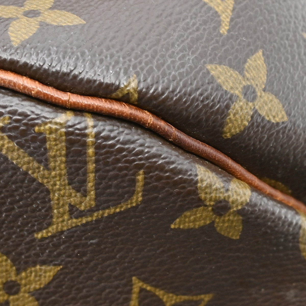 Louis Vuitton Speedy Handbag Monogram Canvas Brown Canvas Handbag (Pre-Owned)