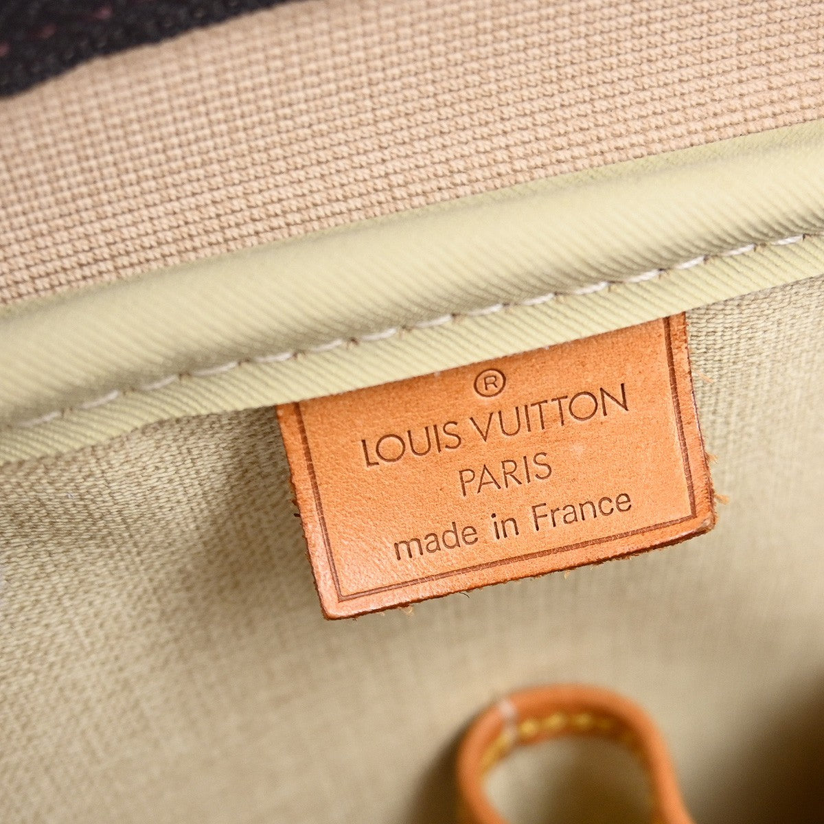Louis Vuitton Deauville Handbag Monogram Canvas Brown Canvas Handbag (Pre-Owned)