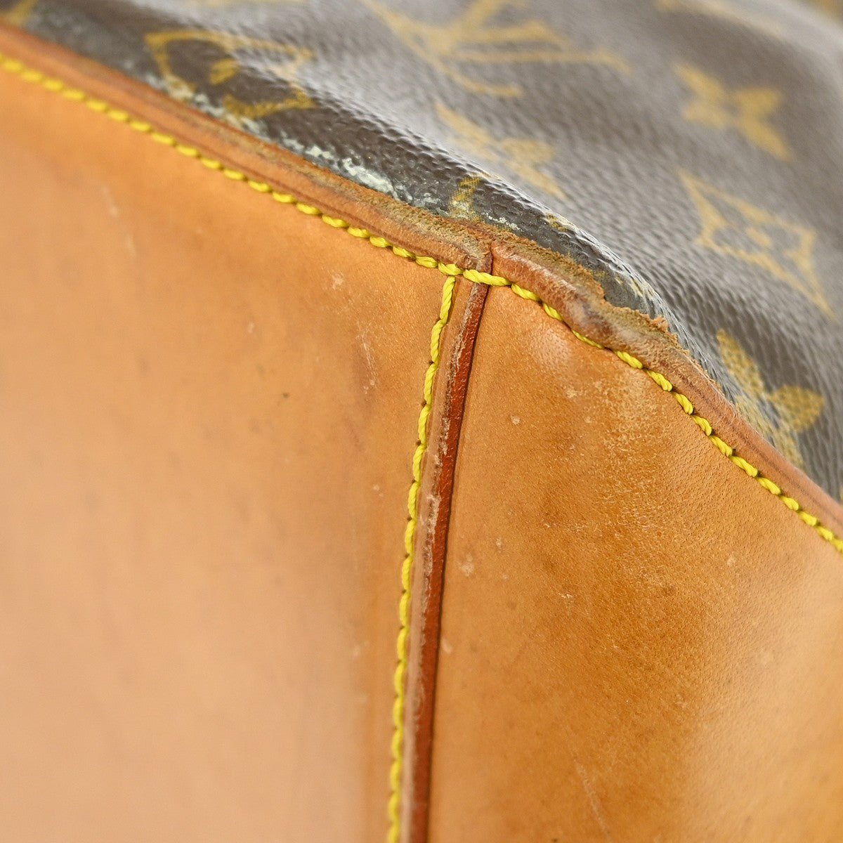Louis Vuitton Cabas Mezzo Monogram Canvas Brown Canvas Tote Bag Bag (Pre-Owned)