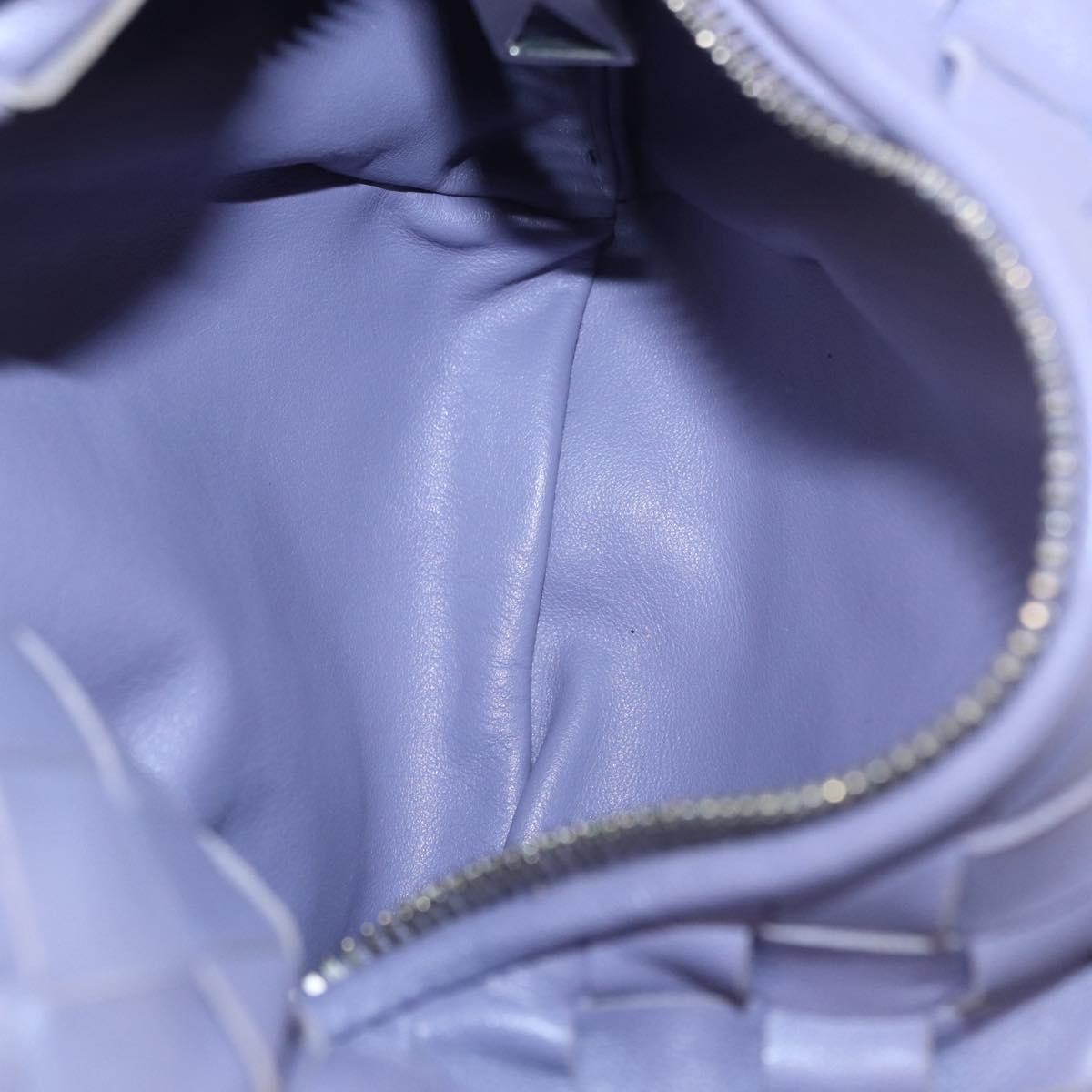 Bottega Veneta Bv Jodie Hobo Intrecciato Nappa Purple Leather Handbag (Pre-Owned)