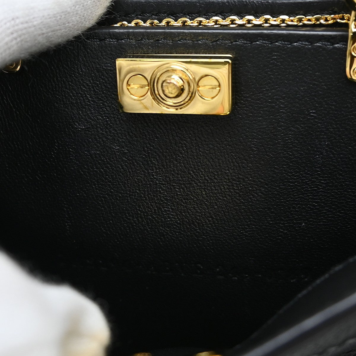 Fendi Peekaboo Bag Leather Black Leather Handbag (Pre-Owned)